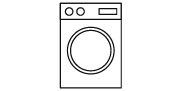 Icon black Washing machine