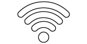 Icon black Wifi